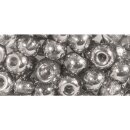 Rocailles metallic mit Großloch, 5,5mm ø