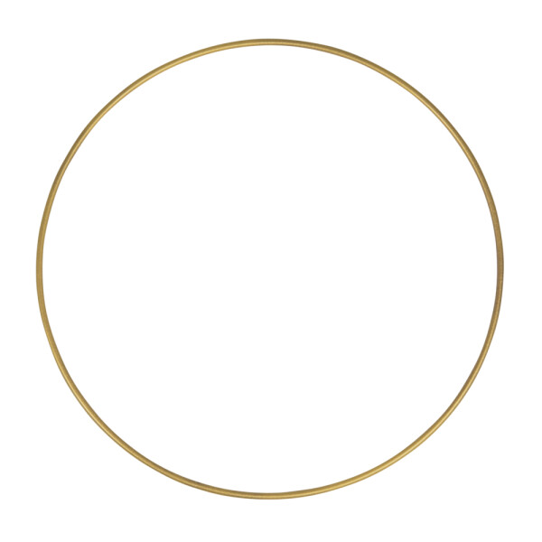 Metallringe beschichtet, 25cm ø, gold