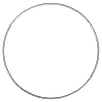 Metallringe beschichtet, 25cm ø, silber