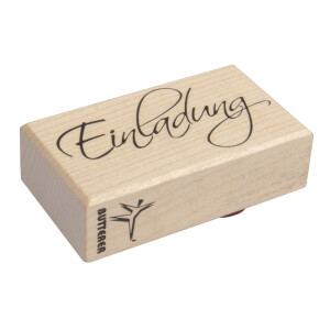 H.- Stempel Einladung, 4x7cm, Art.14181