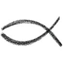 H.- Stempel Fisch, 3x6cm, Art. 27908