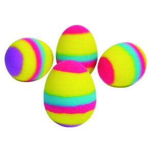 Flummi Ei 4,5 cm Gummi ab 3 Jahre, 1 Stück