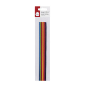 Wachs-Zierstreifen Regenbogen, 2 mm, 23 cm, SB-Btl. 14...