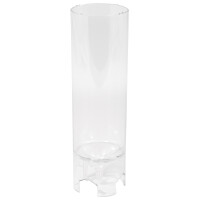 Kerzengießform Glockenspitze, zylindrisch, SB-Btl. 1 Stück, 14 cm hoch,  5 cm ø