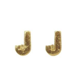 Wachsbuchstaben -J-, 9mm, SB-Btl 2Stück, gold