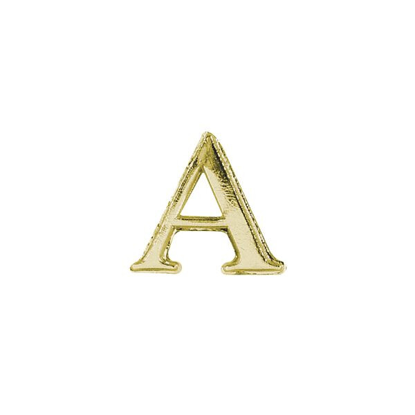 Wachsmotiv: Alpha + Omega, 2,5cm, SB-Btl 2Stück, gold