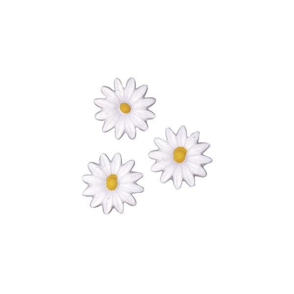 Wachsmotiv: Margeriten, 2,5 cm, SB-Btl. 6 Stück