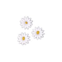 Wachsmotiv: Margeriten, 2,5 cm, SB-Btl. 6 Stück