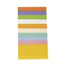 Wachsfolie Pastellset, 10x5cm, 10 Farben sort., SB-Btl...