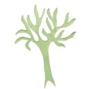 Wachsmotiv: Baum, flach, 8,5x11,5cm, SB-Btl 1St&uuml;ck
