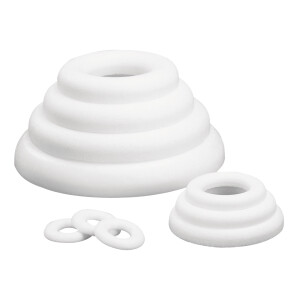 Styropor-Flachringe, 17 cm &oslash;