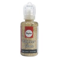 Glitter-Glue metallic, Flasche 20 ml, gold