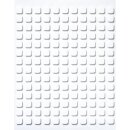 3-D Klebeplättchen, 6,5x6,5x2mm, auf Platte, SB-Btl 154Stück
