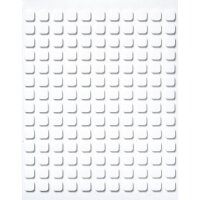 3-D Klebeplättchen, 6,5x6,5x2mm, auf Platte, SB-Btl 154Stück