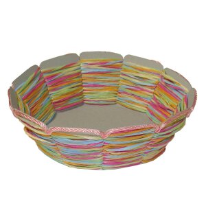 Raffia-Multi-Bast, pastell Farben, 50 m Rolle