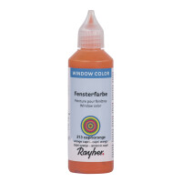 Fensterfarbe easy paint, Flasche 80 ml, capriorange