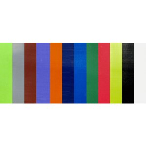 Standard Verzierwachsplatte 10 x 20 cm 12 Platten farbig...