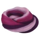 Merino-Kammzug, multicolor, im Band, 21 mic, SB-Btl. 50g,...