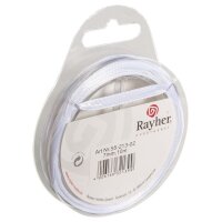 Satinband, 7mm, SB-Rolle 10m, weiß
