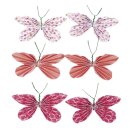 Deko-Sticker: Papier-Schmetterlinge, 5x3cm,...