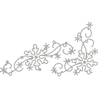 Stanzschabl. Set:Schneeflocken dekorativ, 3,2-9,3cm, SB-Btl 2St&uuml;ck