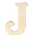 Holz-Buchstaben, 4 cm, J
