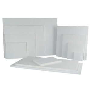 Keilrahmen, 100% Baumwolle, 330 g/m2, Set 3 St&uuml;ck, 50x70x1,7 cm