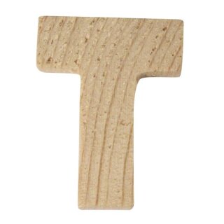 Holzbuchstaben, 5x1cm, T