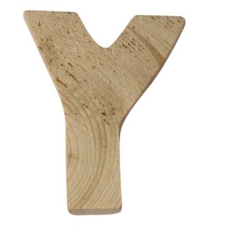 Holzbuchstaben, 5x1cm, Y