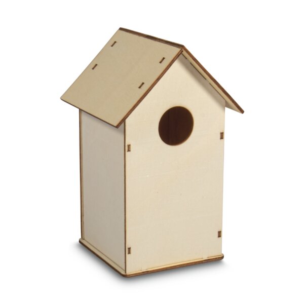 Casetta Per Uccelli In Legno FSC - Kit 7 Pezzi 11x10,5x17 Cm - Foto 11