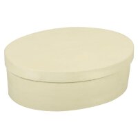 Spanschachtel oval, FSC Mix Credit, 11x16x5,5cm