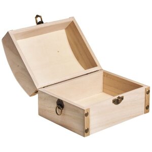 Holz Truhe, FSC Mix Credit, 13,5x10x8cm