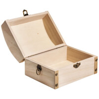 Holz Truhe, FSC Mix Credit, 13,5x10x8cm