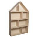 Holz-Setzkasten Haus,FSC Mix Credit, 30x50x8cm, 8 Abteilungen,zum H&auml;ngen
