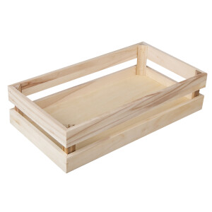 Holzkiste Latten-Optik, FSC Mix Credit, 30,5x16,7x7,6cm,...