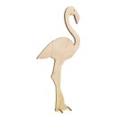 Holz-Flamingo FSC 100%, zum Stellen, 8,6x18cm, Motiv 1seitig, SB-Btl 1Stück