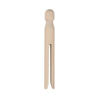 Rundkopf-Wäscheklammern, 11 cm, Beutel 50 Stück