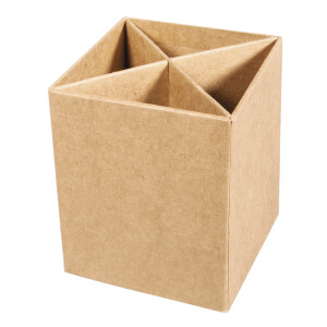 Pappmaché Stiftebox,FSC Recycled 100%, 8x8x10cm,...