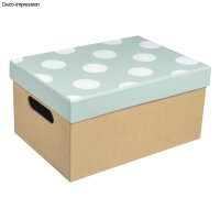 Pappmaché Sammelbox, FSC Recycled 100%, 26x18,5x13cm