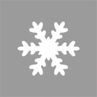 Motivstanzer: Schneeflocke, 3,81cm ø, (1 1/2), SB-Blister 1Stück