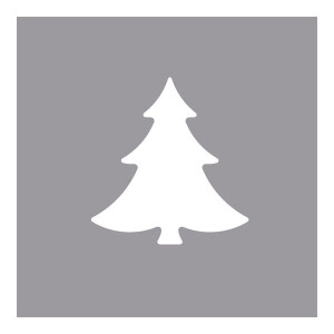 Motivstanzer: Tannenbaum, 3,81cm &oslash;, (1 1/2), SB-Blister 1St&uuml;ck