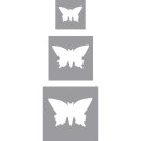 Motivstanzer Set: Schmetterlinge, 1,6cm+2,54cm+3,81cm, SB-Blister 3Stück
