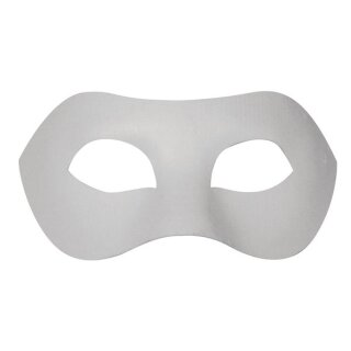 Pappmaske: Augenmaske, 20x10 cm, mit Gummiband
