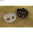 Pappmaske: Augenmaske, 20x10 cm, mit Gummiband