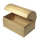 Pappmaché Box: Truhe FSC Recycled 100%, 12x8x7,5cm