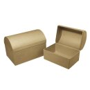 Pappmaché Box: Truhe FSC Recycled 100%, 15x10x10,5cm