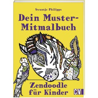 Buch: Dein Muster-Mitmalbuch Zendoodle, nur in deutscher Sprache