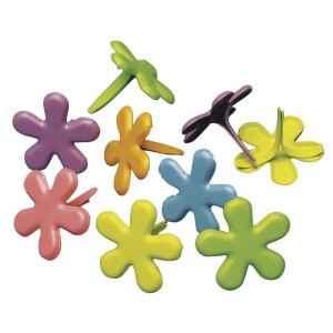 Brads Blume, 12 mm, Blisterbox 50 Stück, Classic-Farben