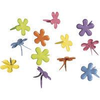 Brads Blume, 12 mm, Blisterbox 50 Stück, Classic-Farben