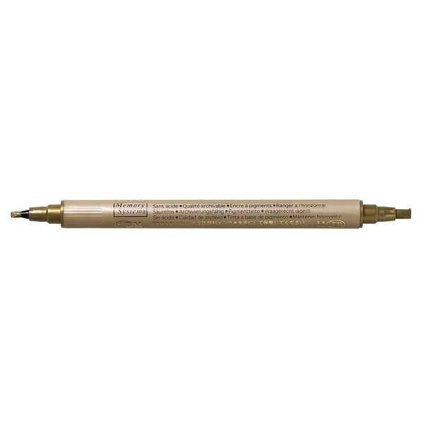 Kalligraphie-Stift Metallic, 2+3,5 mm, SB-Btl. 1 Stück, gold